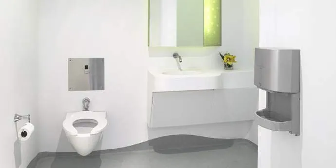 Healthcare: corian cds nyc ada patient bathroom