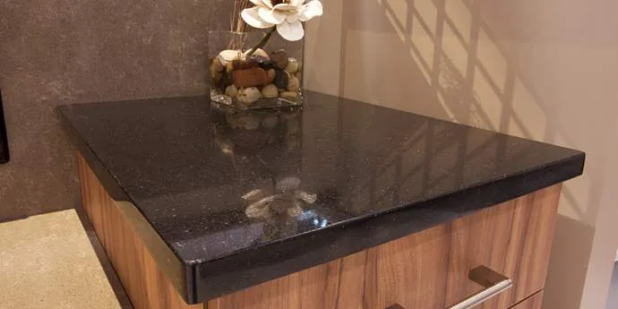 Residential: zodiaq mystic black detail